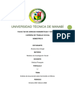 MODELOS DE INVESTIGACIÓN SOCIAL-Actividad 3 - Análisis de Documental Sobre Feminicidio en México