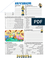 Revison Numbers Time There Is There Are Quantifier Grammar Drills 101499