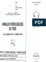 Du Togo: Annales Hydrologiques