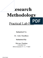 Shivam Chauhan RM Practical File