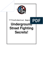 Underground Street Fighting Secrets!: Confidential Report