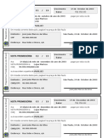 Nota Promissória-Data Fixa