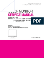 Color Monitor: Service Manual