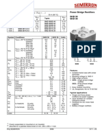Power Bridge Rectifiers SKB 30 SKD 30: RSM D Case RRM Min Min