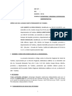 Demanda Contenciosa Administrativa - Concurso - Disa