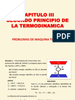 Capitulo Iii Segundo Principio de La Termodinamica: Problemas de Maquina Térmicas