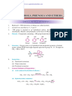 CBSE Class 12 Chem Notes Question Bank Alcohols Phenols and Ethers PDF