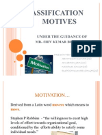 Classification of Motives