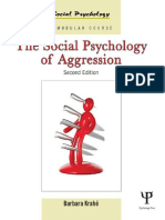 The Social Psychology of Aggression 2nd Edition by Barbara Krahé