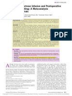 AA 09.2019 - Perioperative Dextrose Infusion and Postoperative Nausea and Vomiting A Meta-Analysis of Randomized Trials