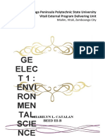 GE Elec T 1: Envi RON MEN TAL Scie NCE