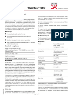 Thioflex 600: Two-Part Polysulphide Sealant