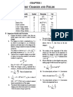 Class 12 Physics Short Revision Notes Term 1