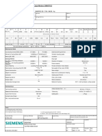 Data Sheet For Three-Phase Squirrel-Cage-Motors SIMOTICS: Motor Type: 7CV3073B Simotics SD - 71M - Im B3 - 4 P