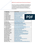 RFI Submission Matrix