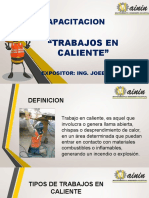 Capacitacion de Trabajos en Caliente