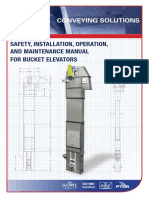 Safety, Installation, Operation, and Maintenance Manual For Bucket Elevators