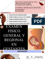 Examen Físico General y Regional en Gestantes