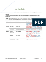 Working With Time - Lab Guide: Index Type Sourcetype Interesting Fields