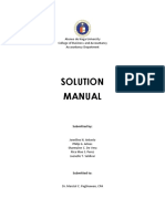 Solution Manual: Ateneo de Naga University College of Business and Accountancy Accountancy Department