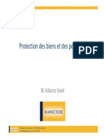 Protection Des Biens Et Des Personnes: BE Alliance Soleil