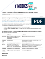 Upper Limb Neurological Examination OSCE Guide