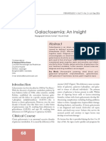 Galactosemia An Insight