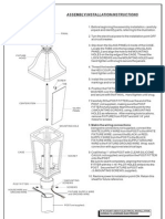 Assembly Installation Instructions: Finial Waterproof Washer