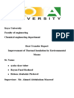 Improvement of Thermal Insulation by Environmental Means..