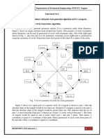 Bresenham's Mid Point Circle Generation Algorithm