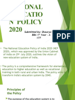 National Education Policy 2020