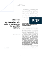 Jimenez Clavería - de Templos Del Arte A Gestión Cultural