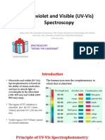 Lecture 5 - Ultraviolet and Visible (UV-Vis) Spectros