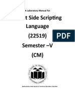 Client Side Scripting Language (22519) Semester - V (CM) : A Laboratory Manual For