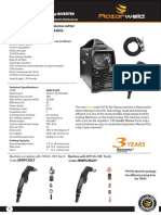 Razorweld CUT45 Air Plasma Machine Spec Sheet