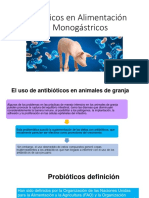 Probióticos, Prebiótico y Simbiótico en Alimentación de Monogástricos