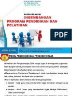 Pertemuan 5 & 6 - Model Pengembangan Program Pendidikan Dan Pelatihan