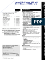 Startup Manual: Packing List Specifications