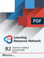 B2 Grammar Syllabus and Exercises For The LRN (Revised)