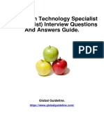 Information Technology Specialist (IT Specialist) Interview Questions and Answers Guide