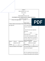 India Patent Form 3