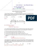 Physics Answers Electric and Magnetism