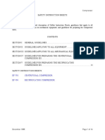 Compressor - Safety Instruction Sheets