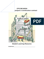 CPCCBC4003A-Select-and-prepare A Construction Contract