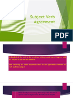 Subject Verb Agreement