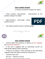 Eddy Current Sensor: 1 Mct/Unit I/Narasimharaj V/Lecture Materials/Iv Mech