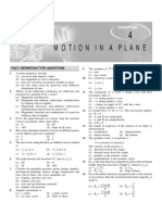 Motion in A Plane-NCERT-MCQ