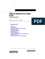 Optical Multiservice Edge 6130 Planning Guide   