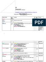 Planificare Comunicare in Limba Moderna 1 Franceza Clasa A II A