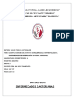 Clasificacion de Las Zoonosis de Acuerdo Al Agente Etiologico